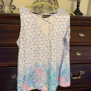 Lilly Pulitzer summer top EUC